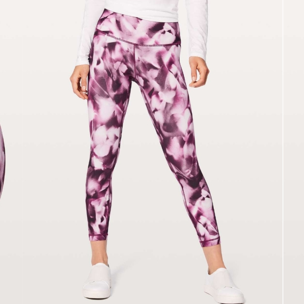 lululemon athletica Purple Tie-Dye Leggings
